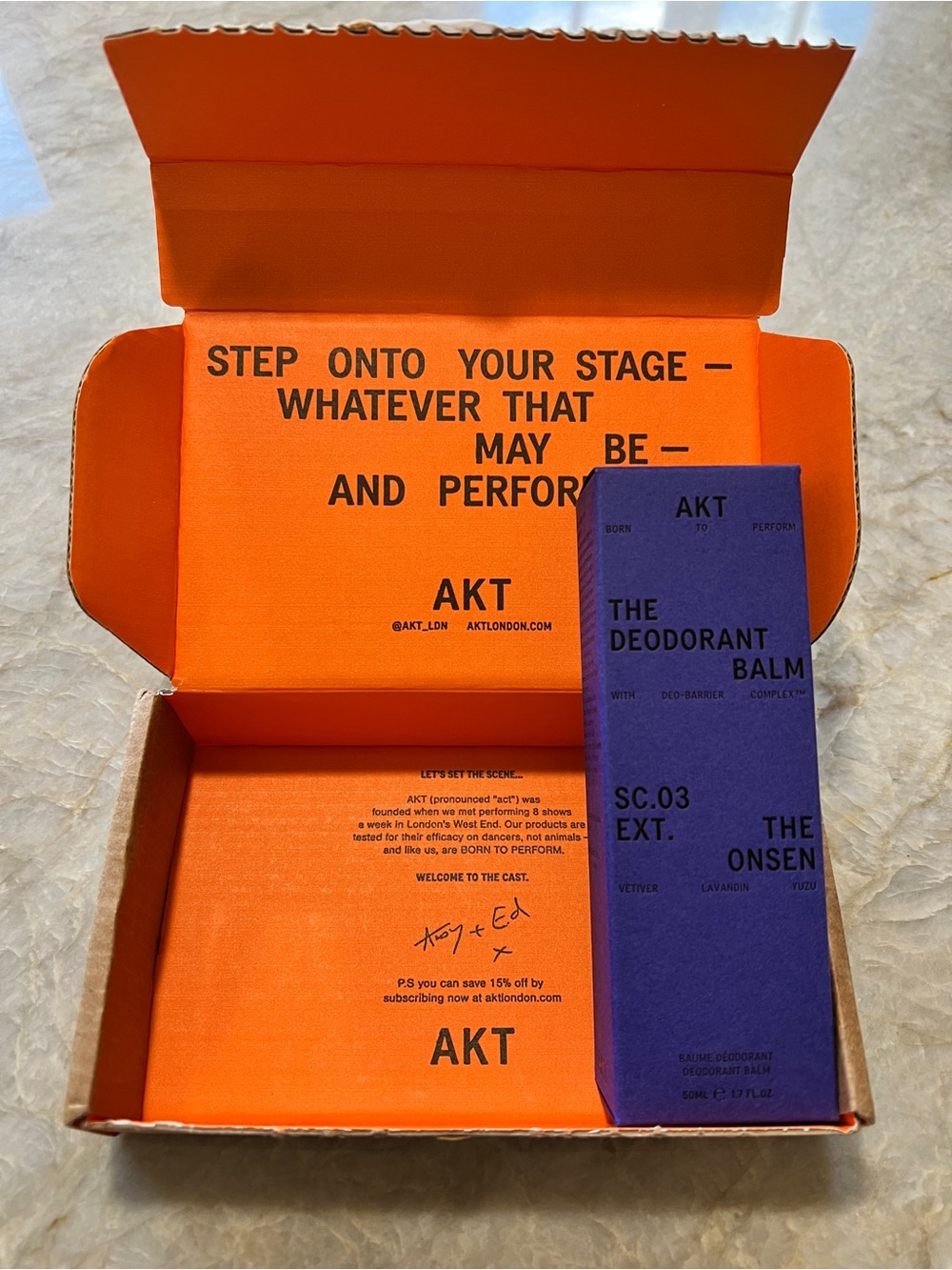 AKT London Deodorant Balm SC.03 The Onsen